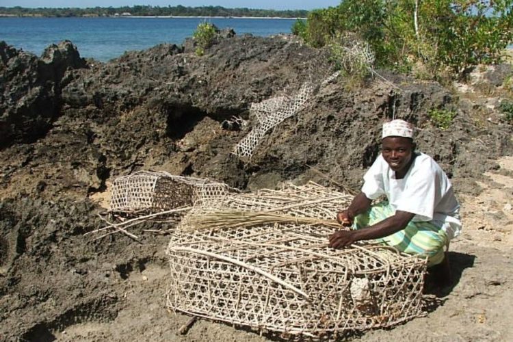 a Wasini Island crab fisherman